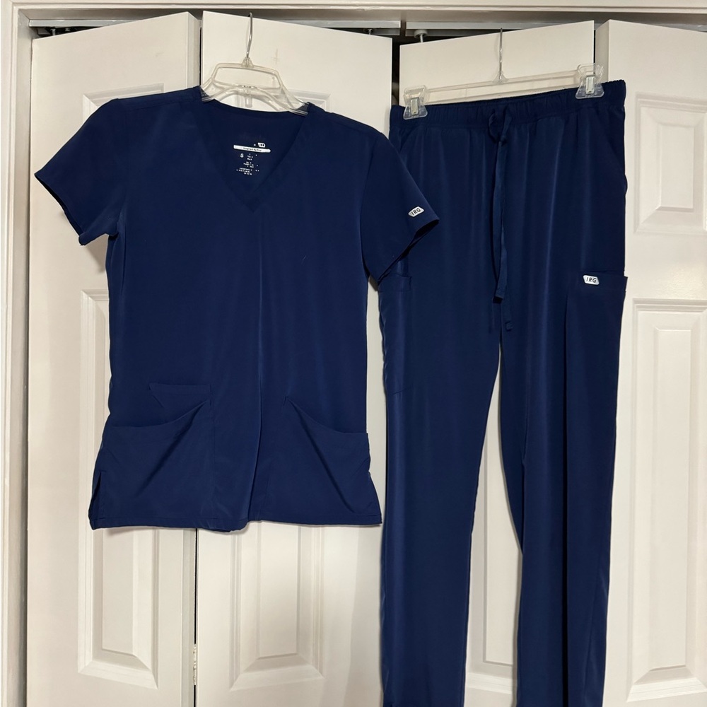 Navy Blue Scrub Set